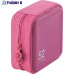  Elecom CD DVD застежка-молния кейс semi твердый 52 шт. входит розовый #V828-2790 CCD-H52PN 1 шт 