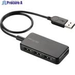 ELECOM 4ポートUSB2.0ハブ バスパワー タブレット向け ブラック  ■▼828-2960 U2HS-A402BBK  1個