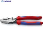 KNIPEX 架線工事用強力ペンチ 圧着付き 落下防止ハンドル  ▼836-8952 0912-240T  1丁