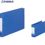 LIHIT リング式ファイル A5/E型 D型リングファイル(ヨコ型) 収納数350枚 青  ▼855-9666 G2234-8  1冊