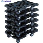 ショッピングTRUSCO TRUSCO まとめ買い 樹脂製平台車  ルートバン  MPK-500J-BK 6台セット  ▼856-4236 MPK-500J-BK-M6  1S