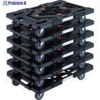 TRUSCO まとめ買い 樹脂製平台車  ルートバン  MPK-600-BK 6台セット  ▼856-4245 MPK-600-BK-M6  1S