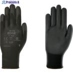 Ansell ウレタン背抜手袋 エッジ 48-126 ブラック Lサイズ  ▼858-0671 48-126-9  1双