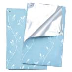  затемнение занавески .. экономия энергии интерьер искусство изоляция * затемнение сиденье 2 листов комплект leaf рисунок ( голубой ). электро- занавески изоляция ... электро- холодный . блокировка глаз .. тент .. холодный .