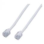 ELPA(エルパ) 6極6芯テレホンコード 3m