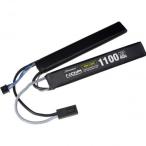 G-FORCE ジーフォース Noir Suppression LiPo 7.4V 1100mAh 40C SOPMOD対応 サドルパック GFG932