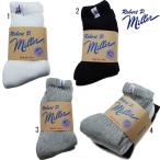 MILLER ミラー クルー スニーカー ソックス 綿混 ソックス 3P メンズ 靴下 ROBERT P MILLER 312C