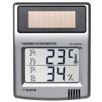 佐藤計量器 NO.1050-10 ソーラーデジタル温湿度計 PC-5200TRH SATO