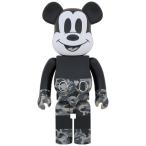 BE@RBRICK BAPE(R) MICKEY MOUSE MONOTONE Ver. 1000％