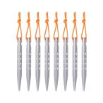 Boundless Voyage V type titanium сплав колок 16.5cm 8 шт. комплект отражающий трос имеется палатка колок супер-легкий крепкий . кемпинг колок палатка для 