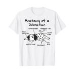 ショッピングダルメシアン ダルメシアン犬の解剖学 Tシャツ