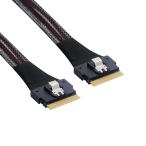 Cablecc PCI-E тонкий линия SAS 4.0 SFF-8654 8i 74 булавка ho -тактный - SFF-8654 74 булавка тонкий SASta