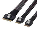 cablecc PCI-E Ultra порт тонкий линия SAS тонкий 4.0 SFF-8654 8i 74 булавка - двойной SFF-8654 4