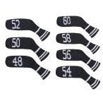 Scott Edward вязаный Wedge Golf железный крышка головки цилиндров 7PCS Club протектор 48,50,52,54,56,58,60 раз Scott Ed wa