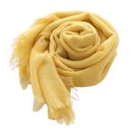 [CEREALS] незначительный примерно 30g один круглый год можно использовать воздушный Lee кашемир 100% Angel палантин подарок день рождения подарок ( горчица )