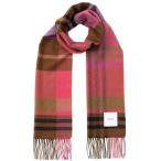 [matti totti] カシス×ショコラ カシミヤ マフラー カシミア マフラー 大判 厚手 メンズ チェック柄 チェック ストール 100 男性