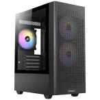 Micro ATX middle tower кейс NX500M ARGB 3×120mm ARGB вентилятор приложен черный 