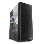 Sharkoon middle tower PC кейс VS9 RGB черный точка Matrix способ передняя панель ATX/Micro ATX/Mini-ITX.