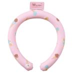 【2024】Wpc. Patterns ネッククーラー アイスクリームピンク レディース ネックリング 熱中症 暑さ 対策 涼しい 通勤 通学 部活