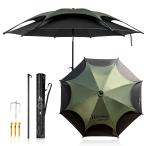  зонт рыбалка способ . сильный большой рыбалка для зонт пляжный зонт 2 слой тип наклон c функцией UV cut водонепроницаемый легкий перевозка упаковочный пакет имеется рыбалка зонт fisi