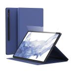 【araree】 Galaxy Tab S8+ / S7+ / S7FE 対応 ケース (ガラスフィルム 付) 耐衝撃 傷防止 PU レザー カバー