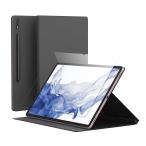 【araree】 Galaxy Tab S8+ / S7+ / S7FE 対応 ケース (ガラスフィルム 付) 耐衝撃 傷防止 PU レザー カバー