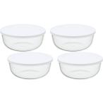 iwaki(i подмышка ) жаростойкий стекло емкость для хранения L 1.3L ×4 шт. комплект упаковка ...KBC4160-W1