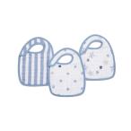 aden + anais(エイデンアンドアネイ) 【日本正規品】出産祝い ベビーギフト モスリン スナップビブ 3枚セット Rock Star 711