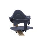 Stokke( -тактный ke) блохи baby комплект темно-синий детский стул высокий стул стул . легко установка боковая сторона . спина . надежно поддержка сиденье задний .. легкий 