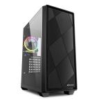 Sharkoon middle tower PC кейс VS8 RGB черный контрольно-измерительный прибор f ковер способ передняя панель ATX/Micro ATX/Mini-ITX стандарт 