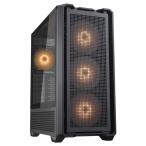 COUGAR PC кейс MX600 full tower черный цвет RTX40 серии соответствует максимальный 9. вентилятор .. возможность все направление воздушный поток боковая панель чуть более 