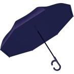 [ средний .] Amane длинный зонт для мужчин и женщин рука открытие обратный . зонт темно-синий влажный нет выдерживающий способ 60cm