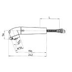 SANEI 三栄水栓 ラセンホース組品 MK3768-561NS-DH-1.2