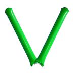 スティックバルーン 緑色 2本組 10セット チアスティック チアースティック 応援棒 バルーンシューター 応援グッズ 応援用品 鳴り物