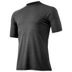 mizuno（ミズノ)　ゼロプラス　丸首半袖シャツ　（09）ブラック　12JA5P3009　[野球/アンダーシャツ/ローネック]