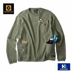 ショッピンググラディエーター グラディエーター 5ポケット長袖Tシャツ G-958 ロンT 綿 コットン カットソー インナー 大容量 プロノ ハミューレ