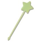 星型 ピックス 100本 #60 グリーン プラスチック 楊枝 アサヒ徳島