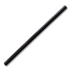 ストロー 200本 バラ(個包装なし) 太め ストレートストロー 10×21 604 黒 シバセ工業