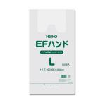 レジ袋/シモジマ L ナチュラル 半透明 100枚 HEIKO EFハンド