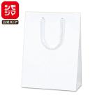 HEIKO 紙袋 手提げ紙袋 Kバッグ T-4 白エンボス 幅120×マチ70×高165mm 10枚入 ホワイト