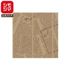 WAXペーパー　フェザーイニシャル茶　15-15