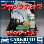 ショッピングスチームケース ヘッドライト黄ばみ除去スチーマー ブラックカップ 専用ケース付きセット お得な溶剤2本組 コーティング