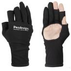 パズデザイン 3フィンガーレスWカイログローブ37.5 PGV-051 XLサイズ #ブラックホワイト【メール便OK】