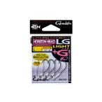 がまかつ  ホリゾンヘッド LGライト+G #ウエイト0.9g フックサイズ#1 #4本入り