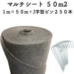 50平米分セット マルチシート クラピア用 （50m2） ＋ U字型ピン（250本） クラピア 植栽用 吸水性 透水性 アップ