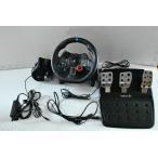 Logicool G LPRC-15000 ステアリングコントローラー ブラック PC ハンドル ドライビングフォース PS4 PS3 G29 メンテナンス済【中古】