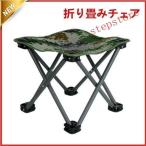 アウトドア チェアー 折りたたみ 簡易イス コンパクト ポケットに 折り畳みチェア キャンプ用品 釣り用 小型椅子