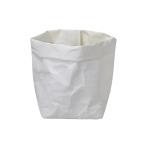 高品質 クラフト紙袋 収納袋 プランター 全6サイズ 果物 雑貨 お菓子 自立袋 多目的 ホワイト - 10x10x20cm