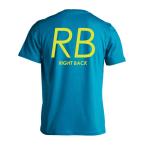  гандбол футболка одежда короткий рукав RB RIGHT BACK простой позиция XXL и больше тренировка надеты ( Pro teji)