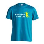  гандбол футболка одежда короткий рукав HANDBALL IS MY LIFE Silhouette дизайн XXL и больше тренировка надеты ( Pro teji)